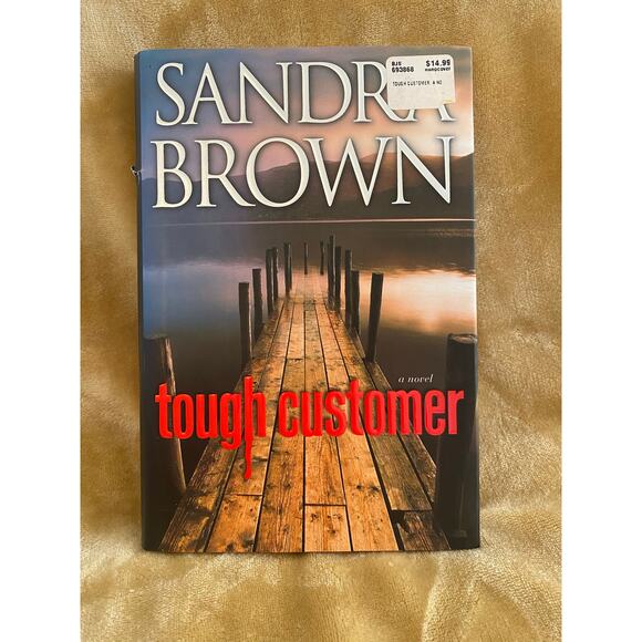 NWT Sandra Brown Hardcover Book , Tough Customer - Picture 1 of 5